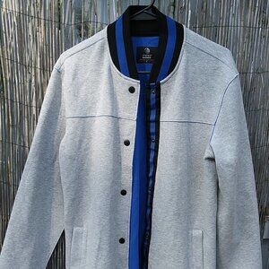 MPG Sport Sweatshirt Jacket - M - Blue Black Gray